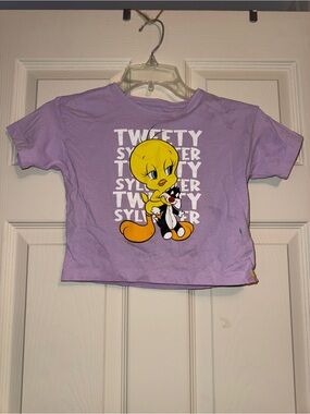 Warner Bros. Purple Tweety & Sylvester Graphic Tee